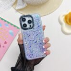 iPhone 14 Noctilucent Light Drip Glue Shockproof Phone Case - Blue - Sample product photo 1