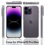 iPhone 15 Pro Max Scratchproof Acrylic TPU Phone Case - Transparent - Sample product photo 5