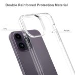 iPhone 15 Pro Max Scratchproof Acrylic TPU Phone Case - Transparent - Sample product photo 4