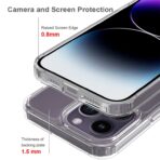 iPhone 15 Pro Max Scratchproof Acrylic TPU Phone Case - Transparent - Sample product photo 1