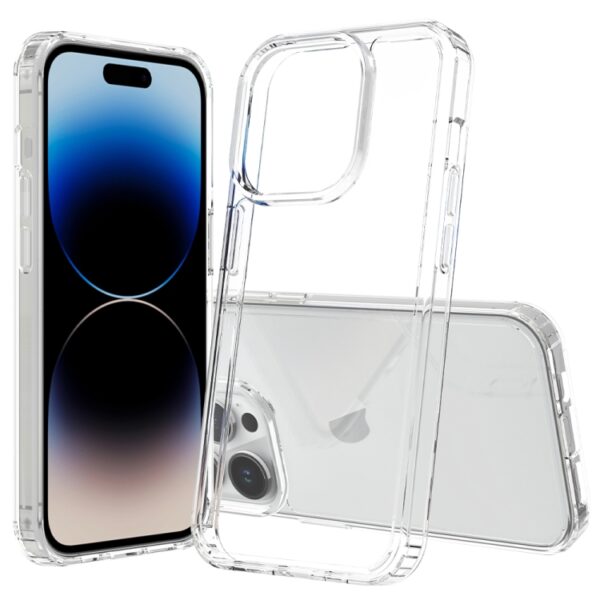 iPhone 15 Pro Scratchproof Acrylic TPU Phone Case - Transparent - Sample product photo 6