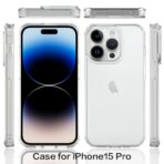 iPhone 15 Pro Scratchproof Acrylic TPU Phone Case - Transparent - Sample product photo 5