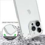 iPhone 15 Pro Scratchproof Acrylic TPU Phone Case - Transparent - Sample product photo 3