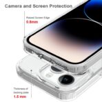 iPhone 15 Pro Scratchproof Acrylic TPU Phone Case - Transparent - Sample product photo 1