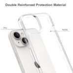 iPhone 15 Scratchproof Acrylic TPU Phone Case - Transparent - Sample product photo 4