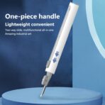 Q5 Bluetooth Earphone Telescopic Cleaning Pen Brush - White